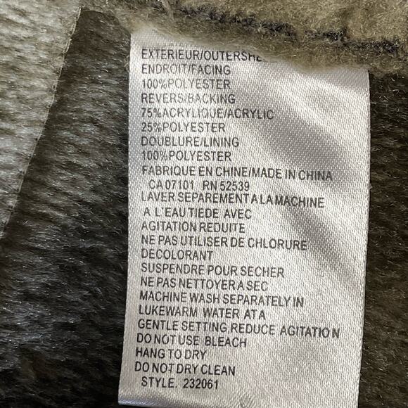 Appleseeds faux suede lined coat brown soft warm cozy women’s small petite - Picture 4 of 5